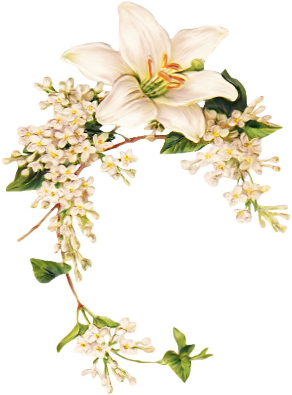 Vintage Easter Priss El - Lily Family (592x800), Png Download