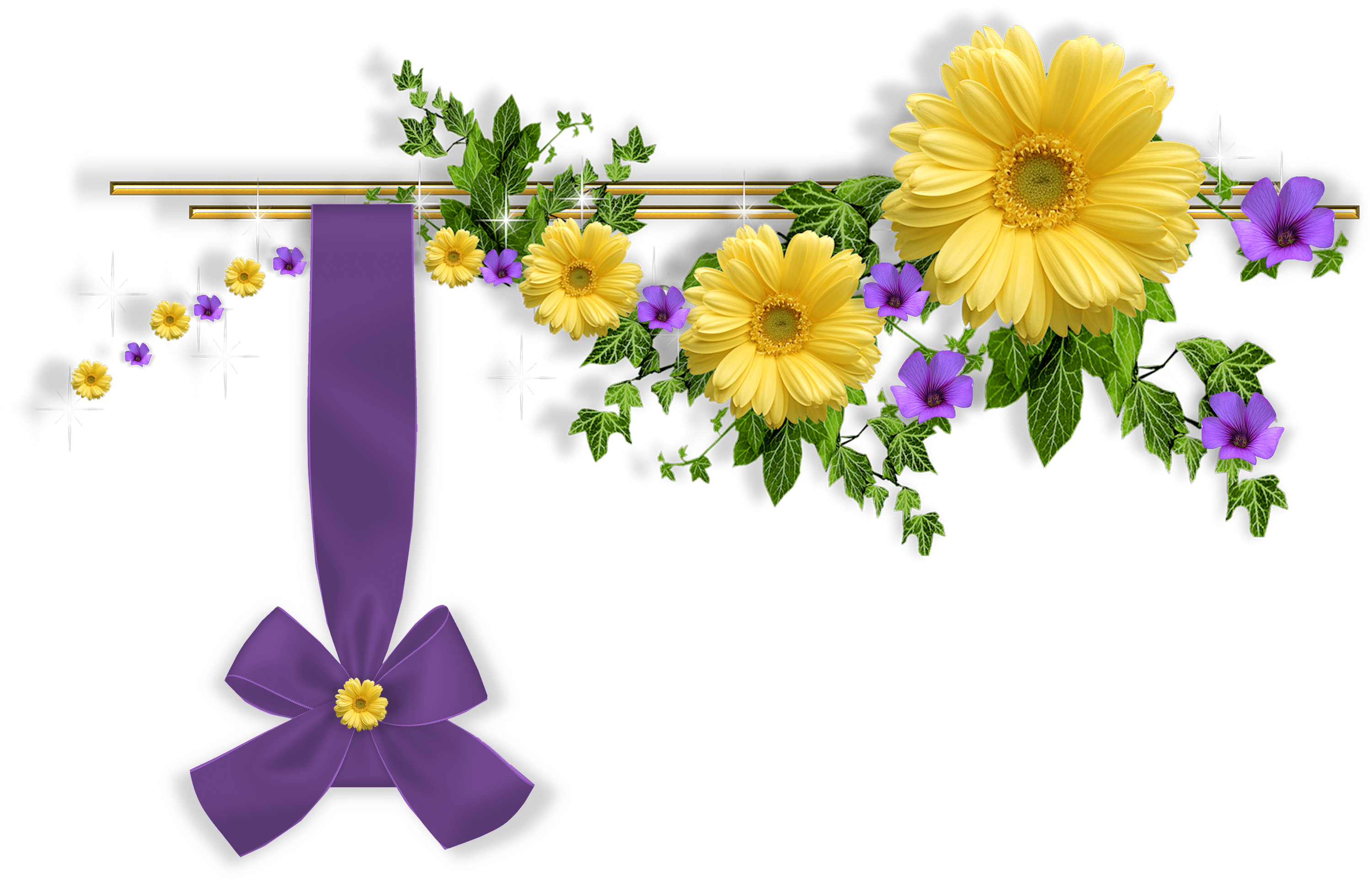 Easter Flowers Png - Nossas Maiores Vitorias Vencemos Em Silencio (3600x3600), Png Download