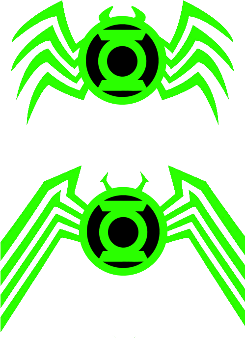 Clip Art Green Lantern - Venom Decal (500x700), Png Download
