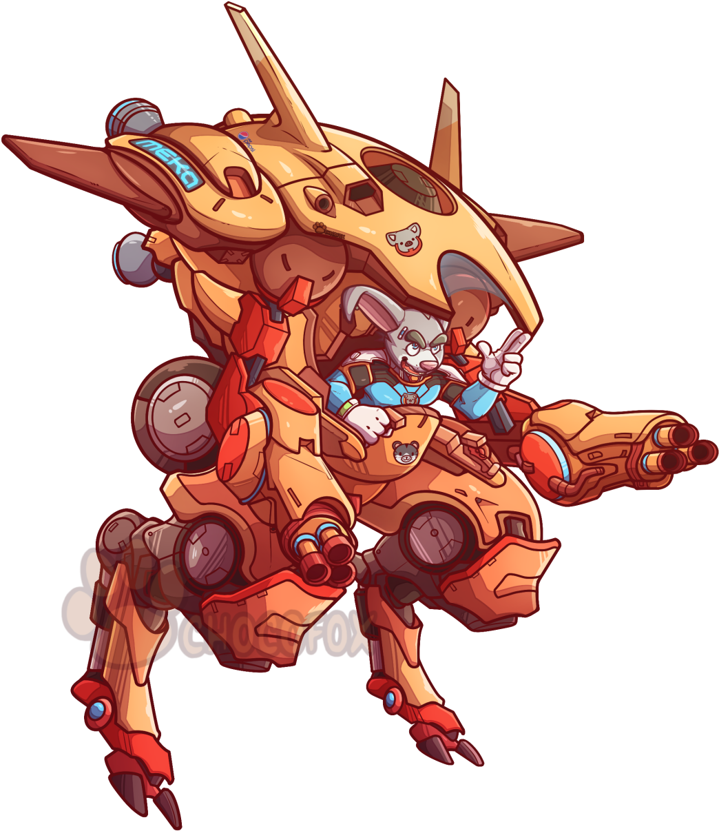 Overwatch Bunny - Overwatch (1196x1280), Png Download
