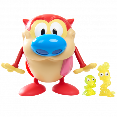 Ren & Stimpy Bobble Booty Stimpy - Nick 90's Ren And Stimpy 6 Inch Vinyl Figure - Bobble (470x470), Png Download