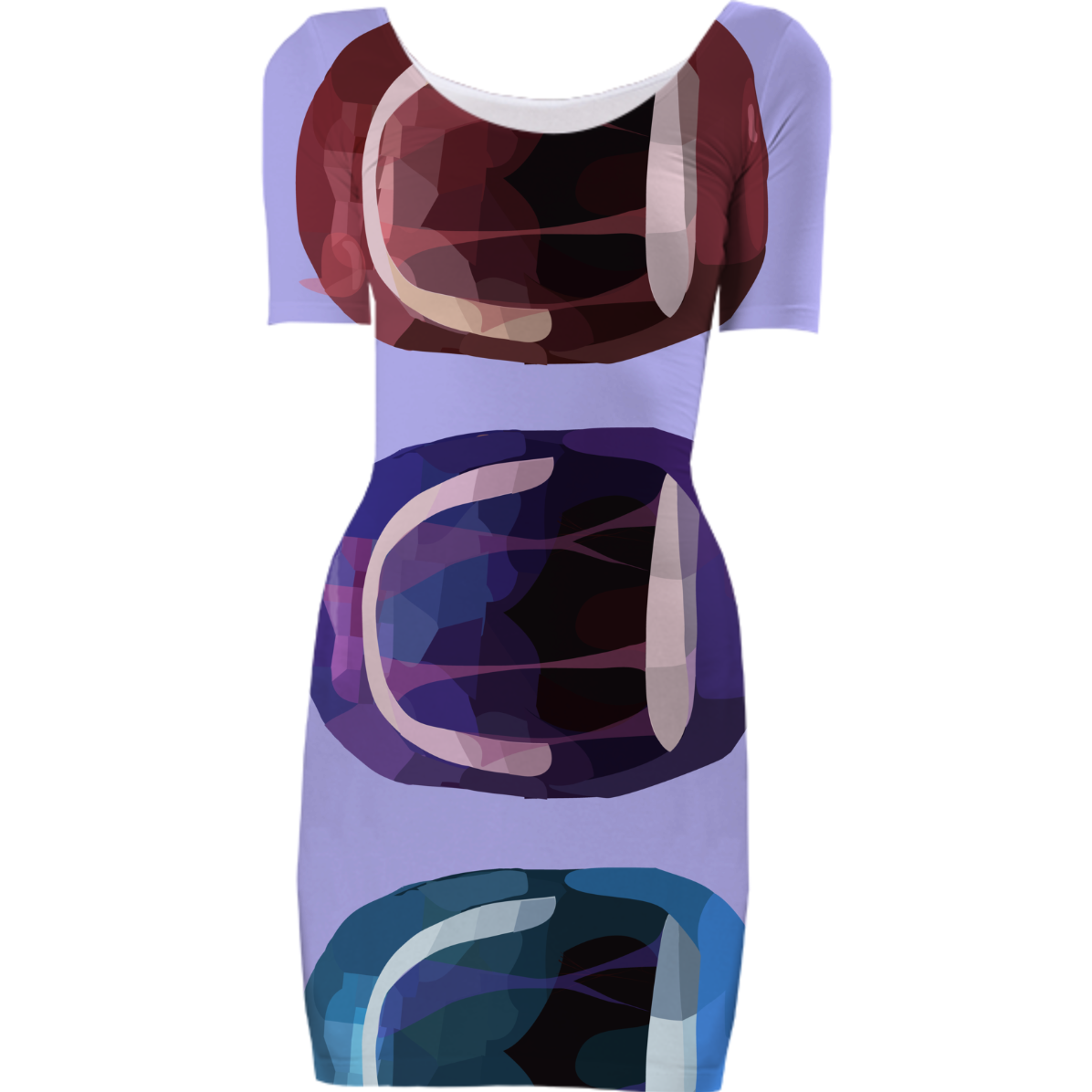 Emoji 3 Bite Dress - Cocktail Dress (1196x1196), Png Download