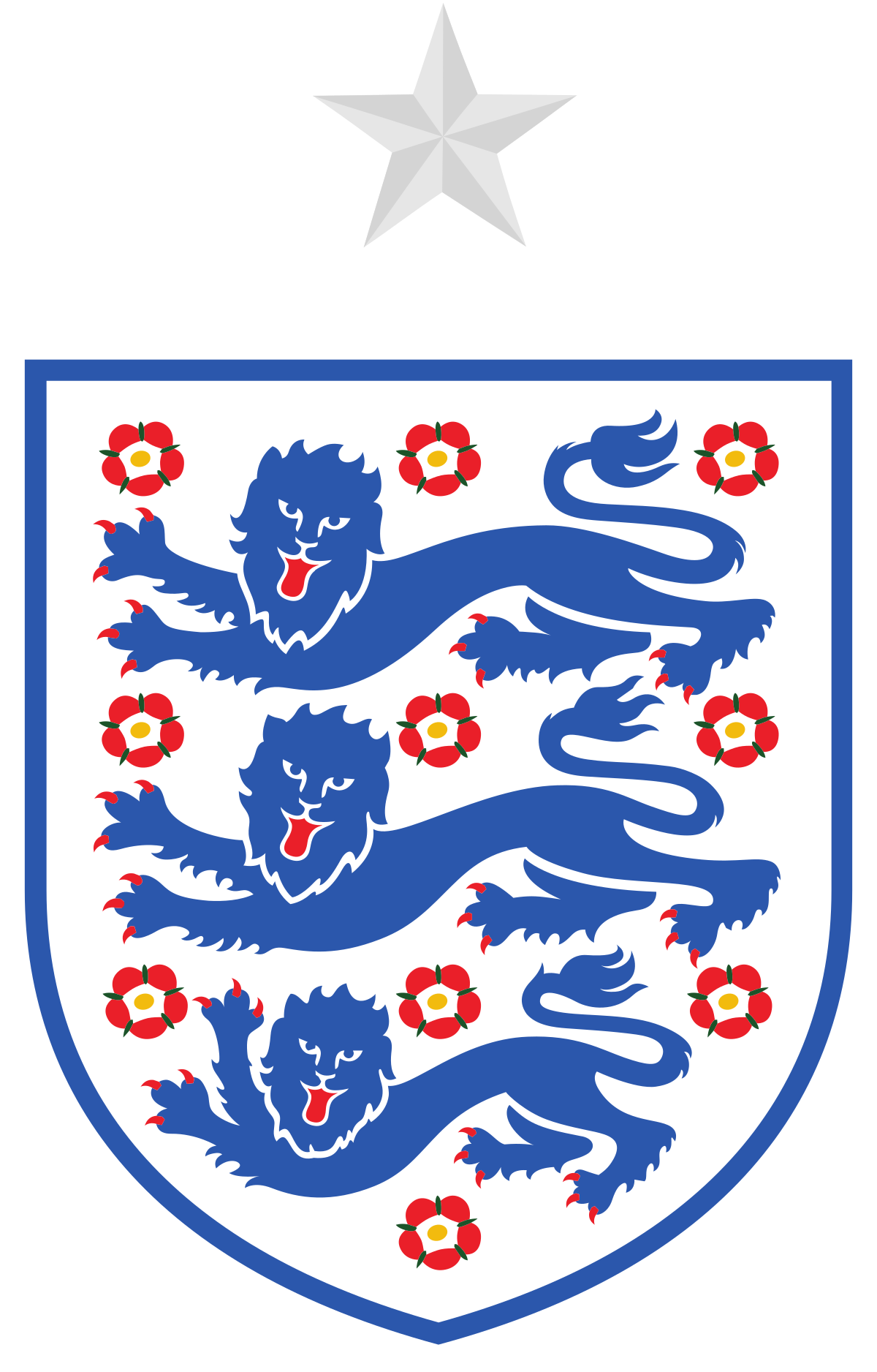 England Football Team Logo (1200x1876), Png Download