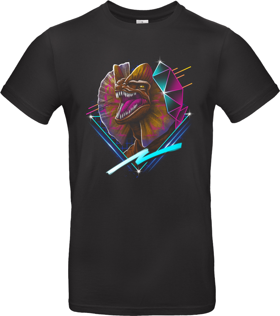 Vincent Trinidad Rad Dilophosaurus T-shirt B&c Exact (1044x1044), Png Download