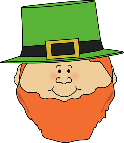 Leprechaun Face Clipart (435x500), Png Download