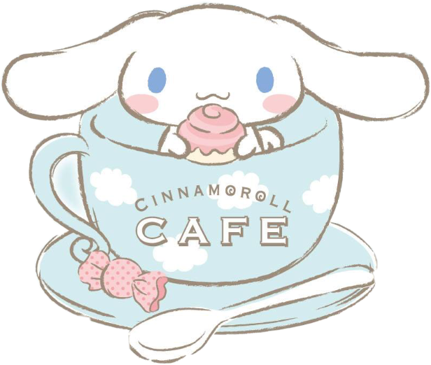 Cinnamon Roll Sanrio Cafe (616x522), Png Download