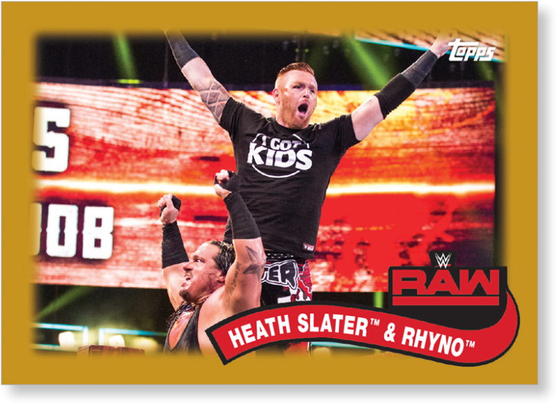 2018 Topps Wwe Heritage Heath Slater - College Softball (1440x975), Png Download