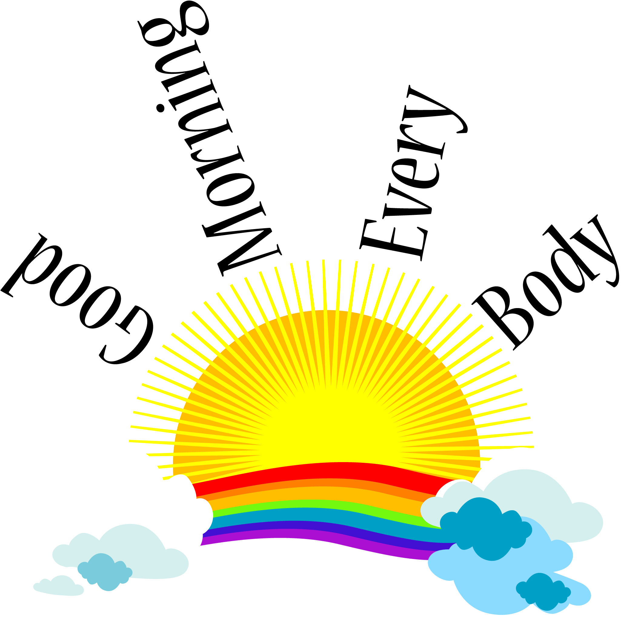 Good Morning Png Photos - Circle Good Morning In Png (2500x2500), Png Download