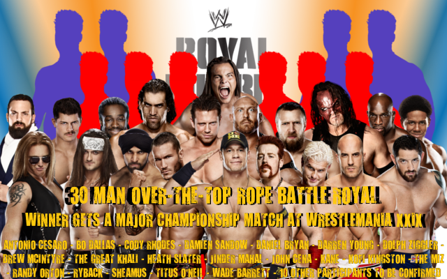 Dolph Ziggler Will Enter The Royal Rumble At Either - Royal Rumble (640x400), Png Download