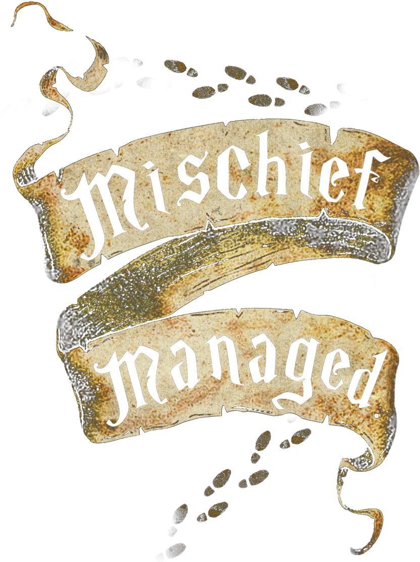Harry Potter Mischief Managed Men's Ringer T-shirt - Ringer T-shirt (850x1142), Png Download