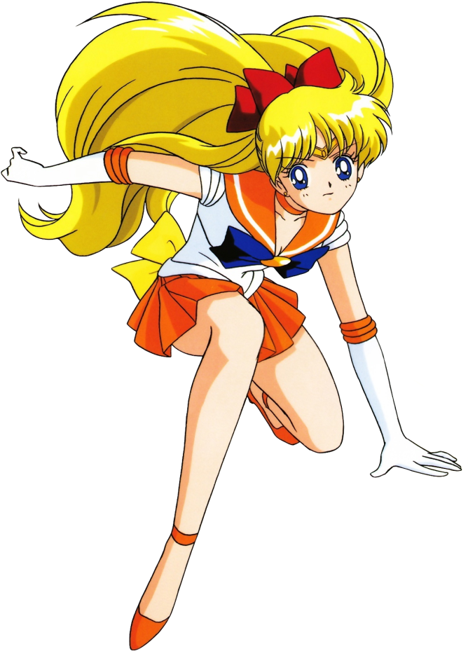 Anime And Manga - Sailor Venus Render (690x990), Png Download