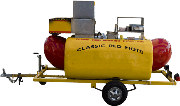 Hot Dog Stand Theme - Hot Dog Stand Png (635x376), Png Download