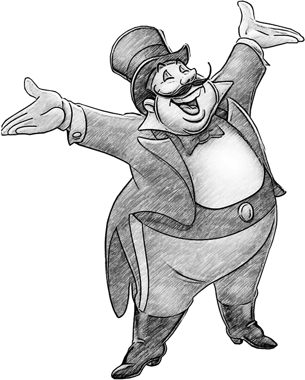 Chocolate Coulant - Ringmaster Black And White Clipart (600x747), Png Download