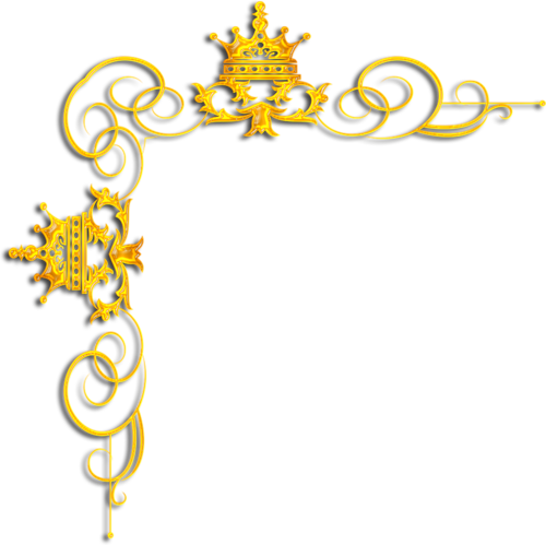 Gold Corners Золотые Уголки - Золотые Уголки Для Фотошопа (500x499), Png Download