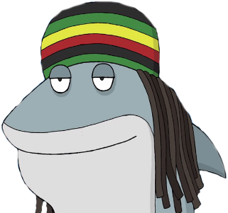 Reggae Shark Png (350x350), Png Download