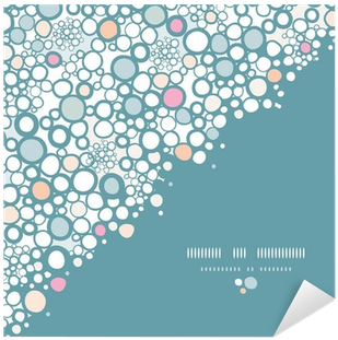 Vector Colorful Bubbles Corner Seamless Pattern Background - Butterflies Theme Journal [book] (400x400), Png Download