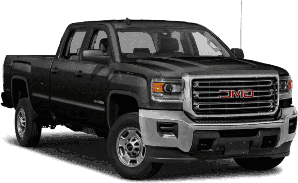 New 2019 Gmc Sierra 2500hd Slt - 2016 Silverado Double Cab Black (640x480), Png Download