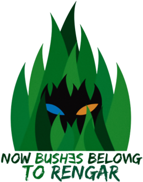Bushes Belong To Rengar - Vamos Rafa (374x374), Png Download