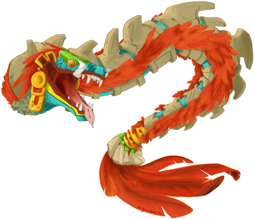 Quetzalcoatl By Mirchuchu - Quetzalcoatl Png (940x730), Png Download
