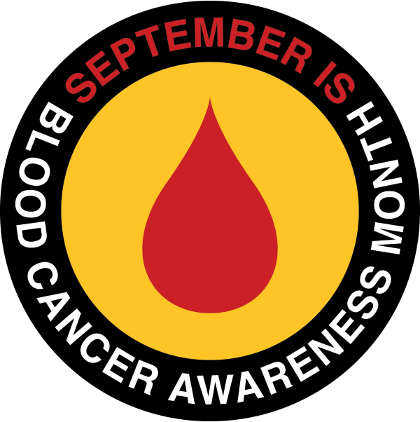 September Is Blood Cancer Awareness Month - Blood Cancer Awareness Month (600x602), Png Download