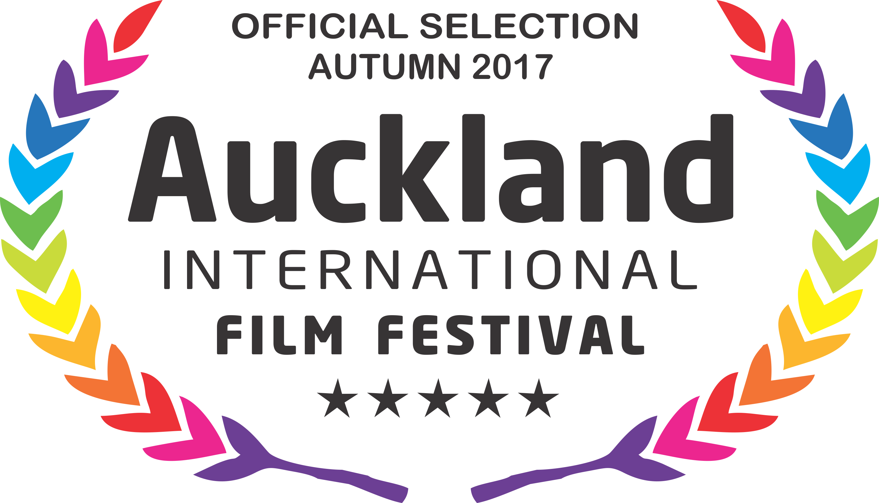Official Selection Autumn 2017 Color - Auckland International Film Festival (2961x1695), Png Download