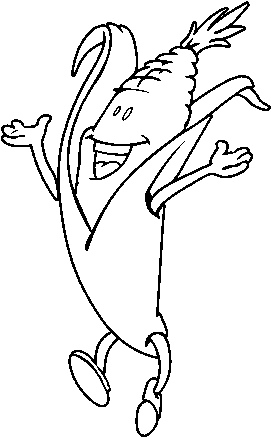 Desenho De Espiga De Milho Alegre Para Colorir - Cachapa Dibujos Para Colorear (600x470), Png Download