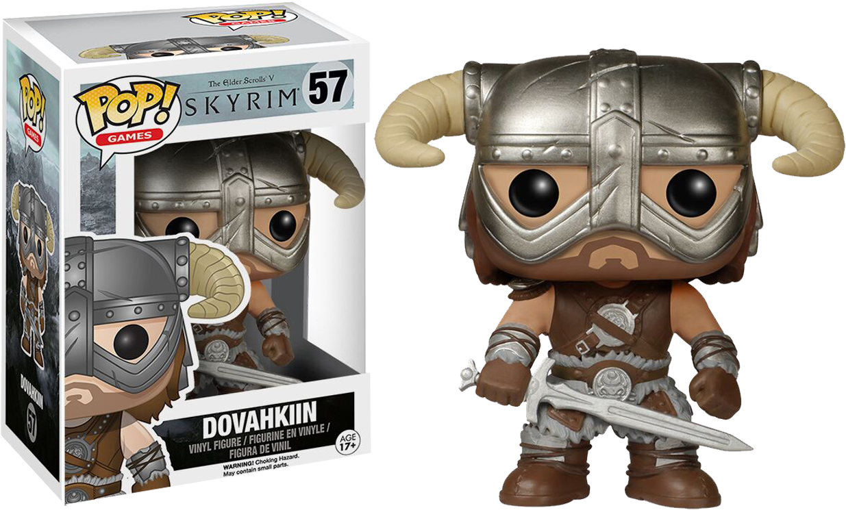 The - Skyrim Funko Pop (1200x857), Png Download