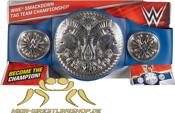 Smackdown Tag Team Championship Toy Belt (600x600), Png Download