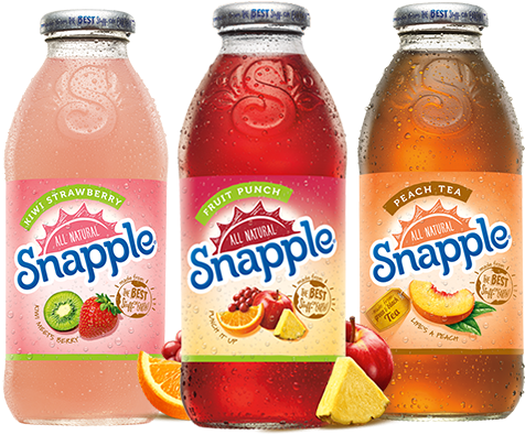 View All Products - Snapple Fruit Punch, 20 Fl Oz Bottle (498x420), Png Download