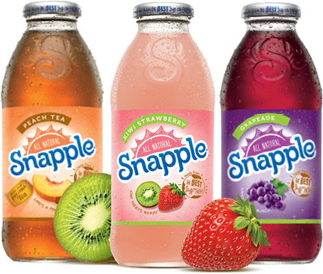 View All Products - Snapple Grapeade Juice Drink - 16 Fl Oz Bottle (498x420), Png Download