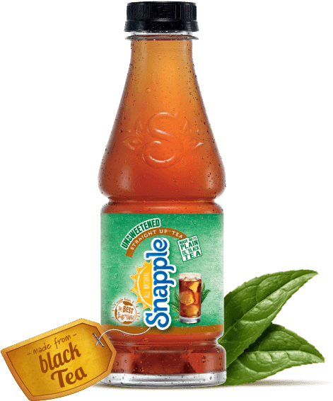 Snapple Straight Up Unsweetened Tea - Snapple Straight Up Iced Tea (571x571), Png Download