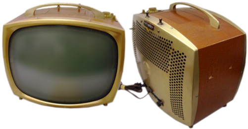 Vintage 1960s Setchell Carlson C106tv Set - Television (500x269), Png Download