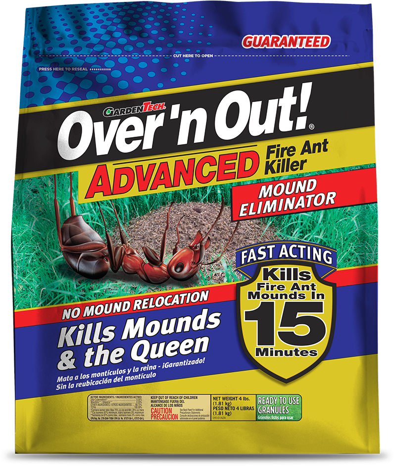 Over'n Out! Advanced Fire Ant Killer Mound Eliminator (1499x1000), Png Download