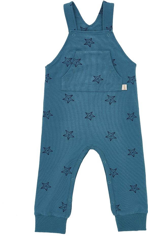 Blue Star Overalls - One-piece Garment (972x972), Png Download