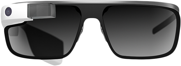 Google Glass Gaming Possibilities Include Flailing - Accessories In The Future (695x253), Png Download
