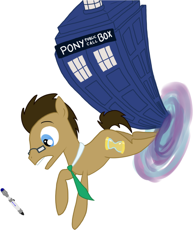 Moonpaths, Doctor Who, Doctor Whooves, Glasses, Safe, - Cartoon (863x1024), Png Download