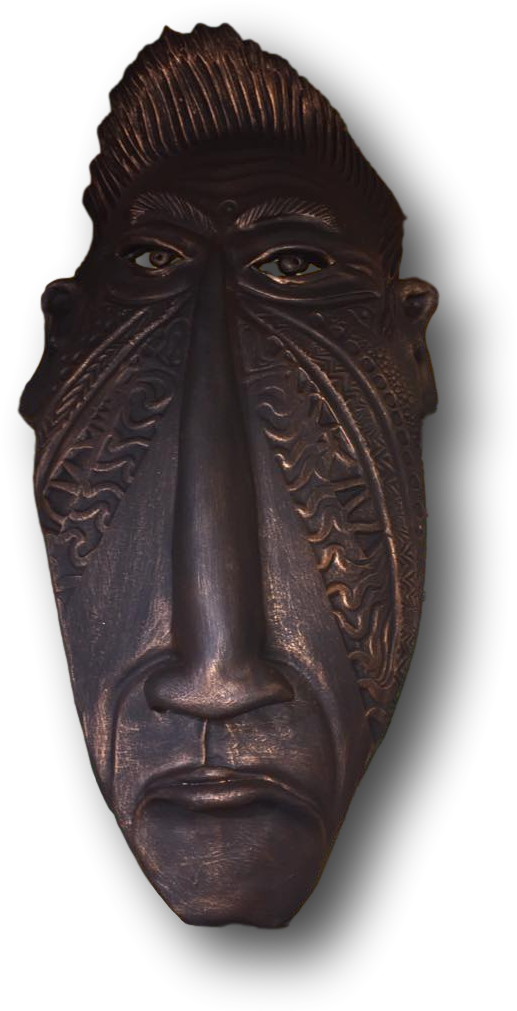 Large Tribal Mask - Carving (1033x1033), Png Download