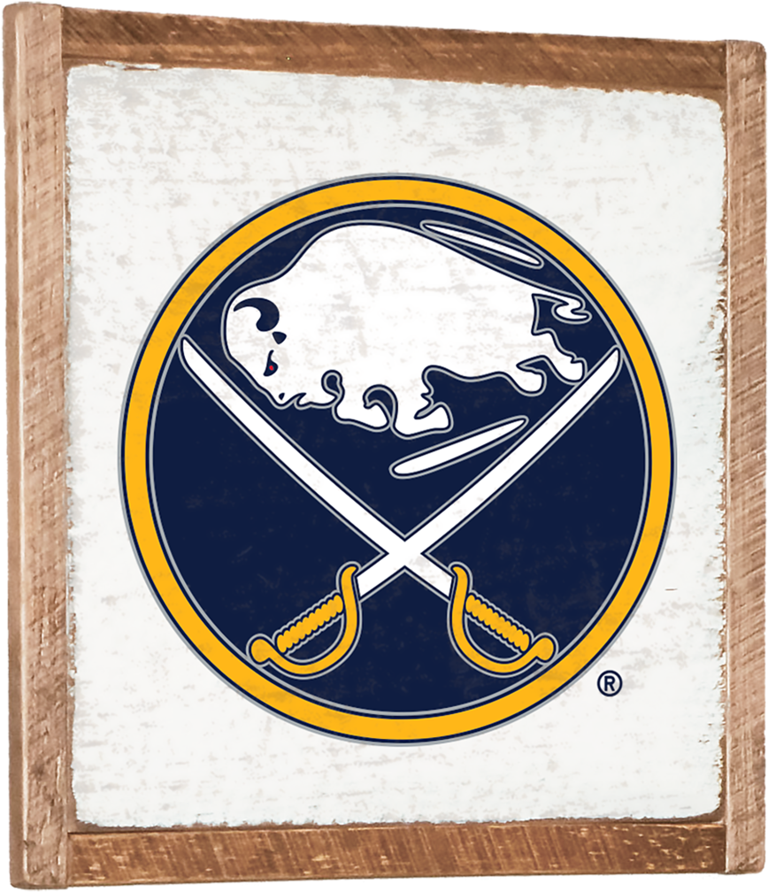 Buffalo Sabres Vintage Wall Art - Buffalo Sabres Wall Decal (1024x1024), Png Download