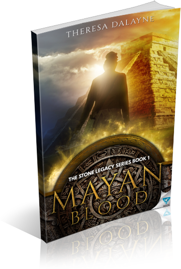 Mayan Blood & Interlude By Theresa Dalayne - Mayan Blood (368x550), Png Download