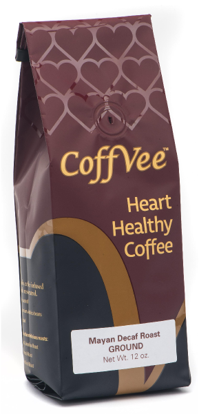 Mayan Decaf Roast Ground Coffvee™ - Coffvee Dark French Roast Ground Coffee (600x600), Png Download