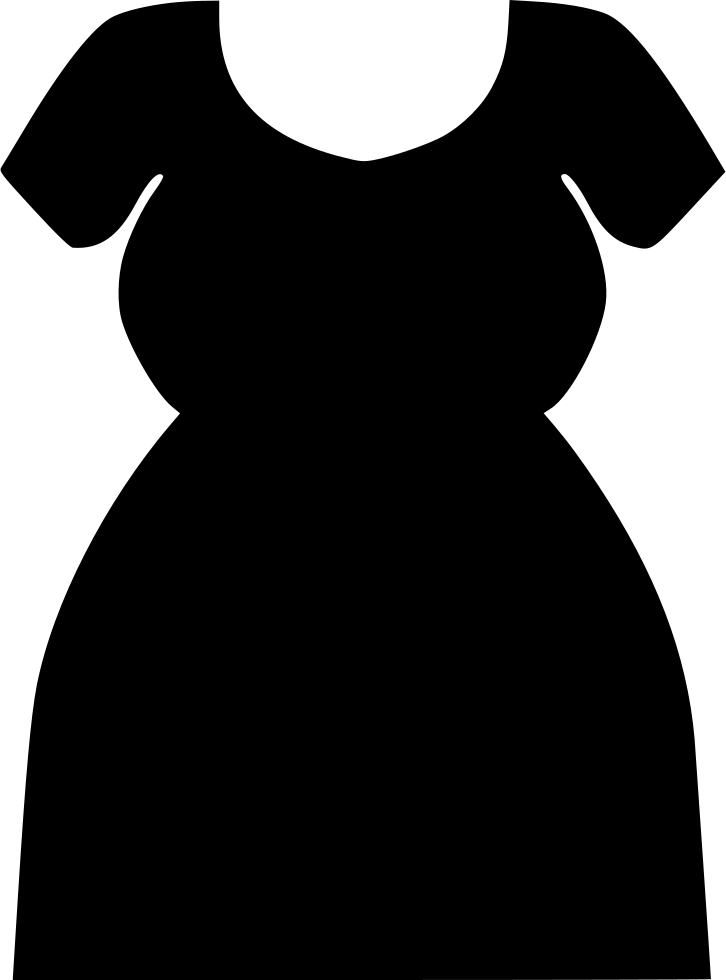 Fat Body Woman Dress Fit Large Comments - Little Black Dress (726x980), Png Download
