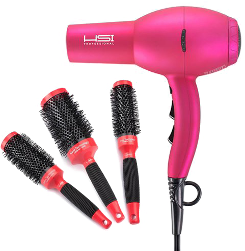 Hair Dryer Png Hd - Hsi Professional Round 2 1/2 Inch Hair Brush (540x540), Png Download