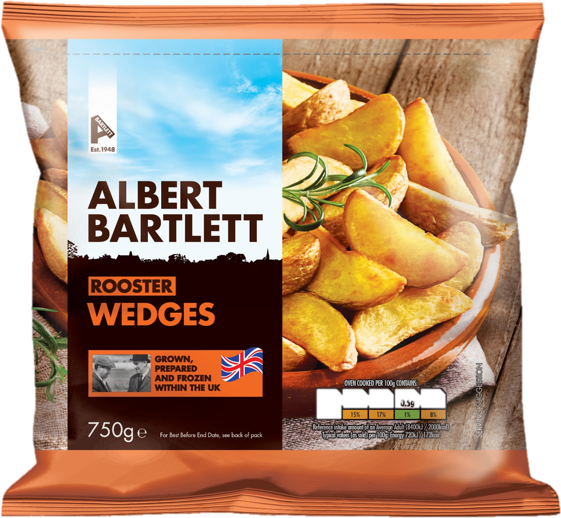 Perfect As A Tasty Treat Or Alongside Your Favourite - Albert Bartlett Rooster Roast Potatoes (1236x1125), Png Download