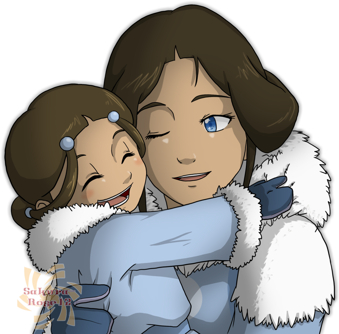 Kyaandkatara - Katara And Her Mother (1280x1149), Png Download