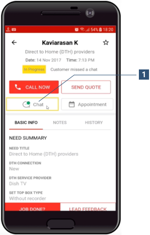 You Can See The "chat" Button Below The "call Now" - Iphone (310x484), Png Download