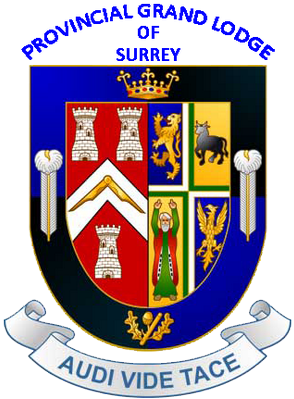 Surrey Masons - Provincial Grand Lodge Of Surrey (400x400), Png Download