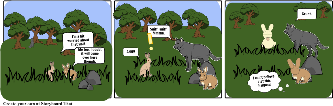Rabbits - Cartoon (1164x385), Png Download