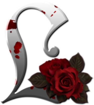 Gothic Clipart Red Rose - Roses With Alphabet P (640x480), Png Download
