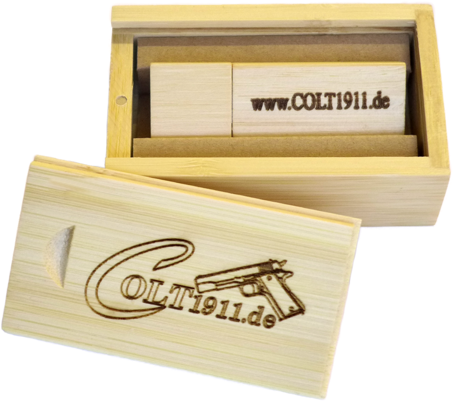 Usb Stick In High Quality Wooden Box - Plywood (1000x887), Png Download