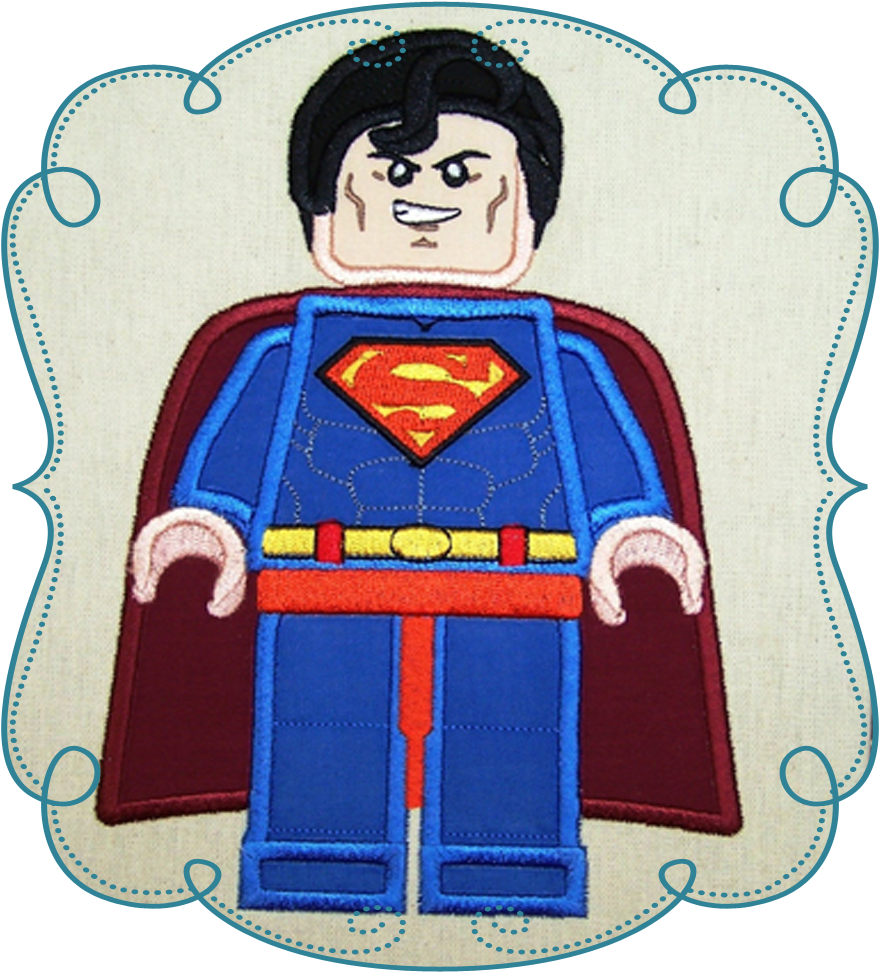 Super Kego - Appliqué (1000x1000), Png Download